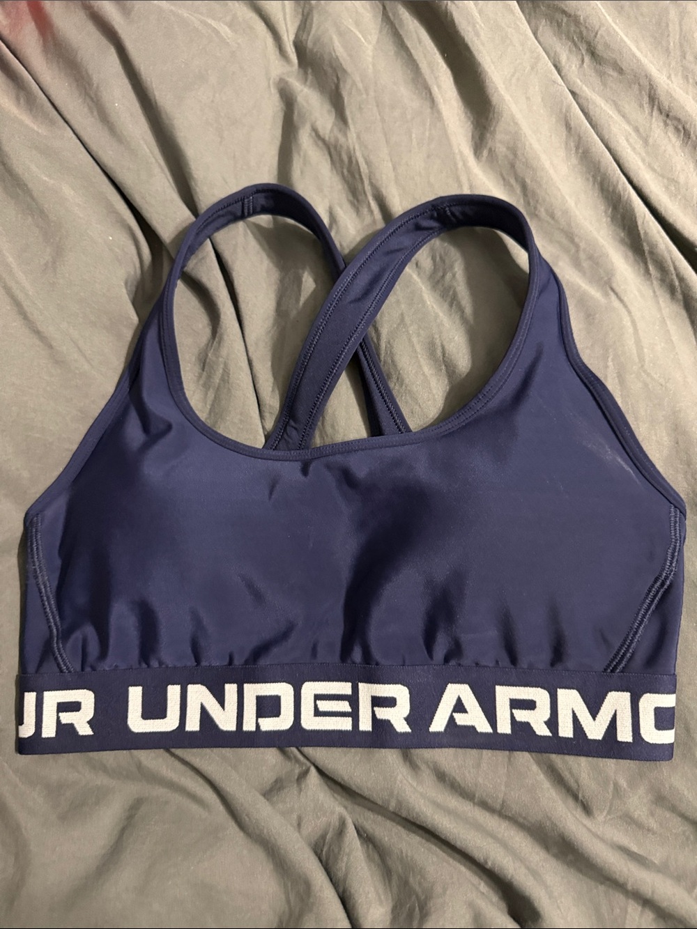Under Armour Navy Blue Crossback Athletic Sports Bra